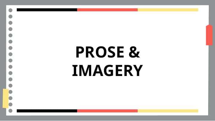 PROSE & IMAGERY