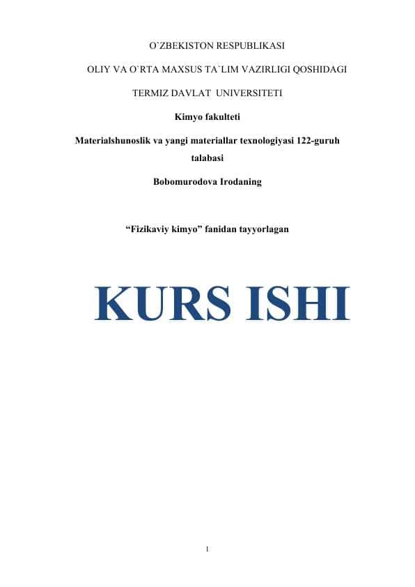 Eritmalarning muzlash harorati. Krioskopiya