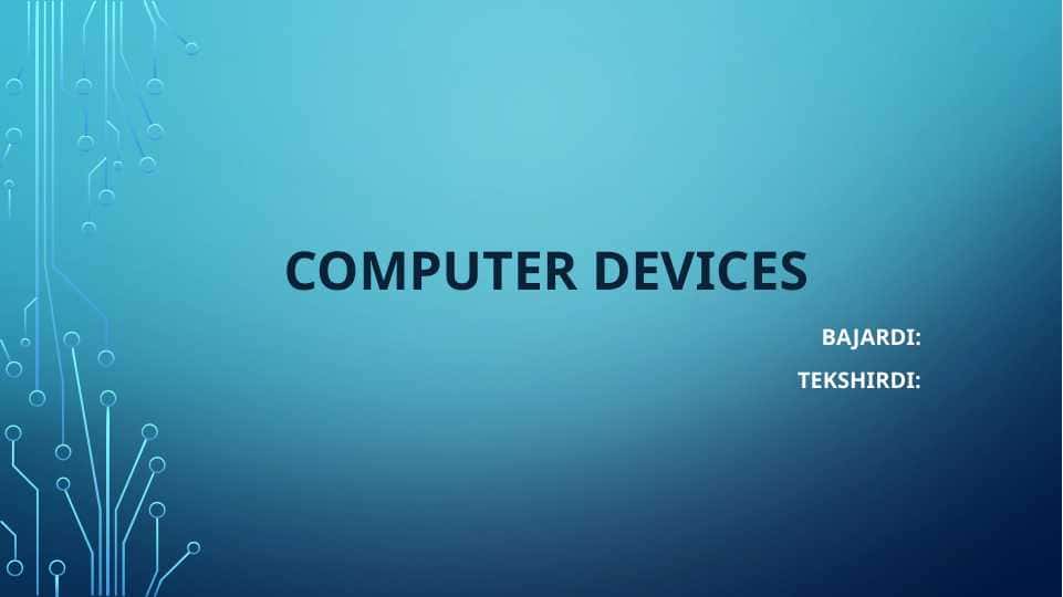 COMPUTER DEVICES