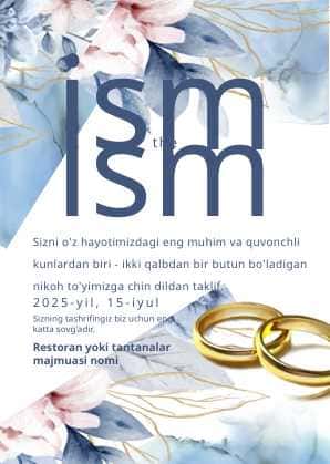 tuy taklifnomasi