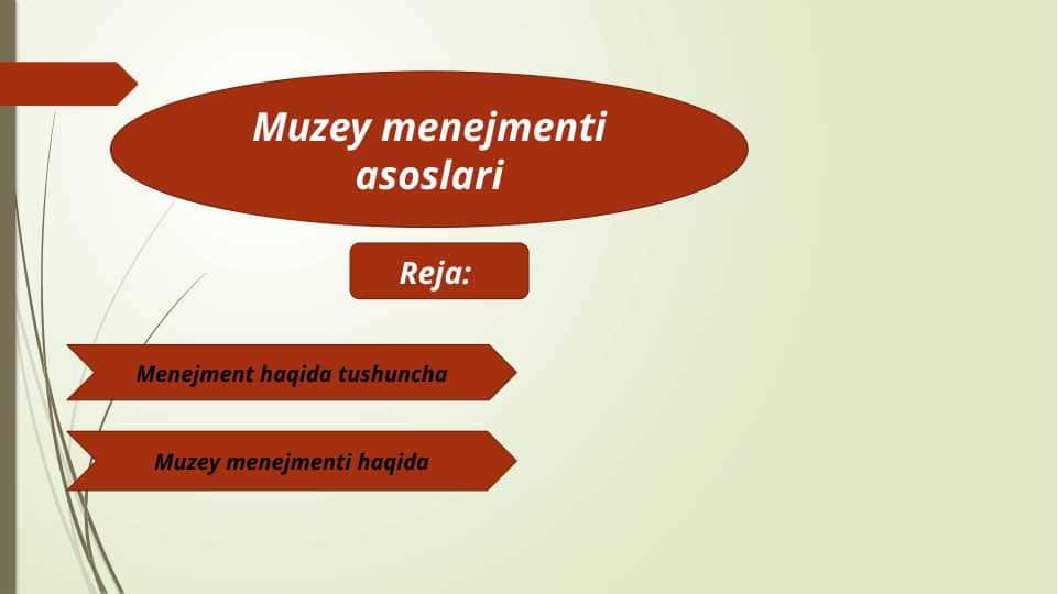 Muzey menejmenti asoslari