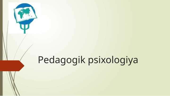 Pedagogik psixologiya