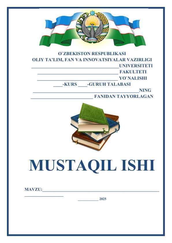 XOʻJALIK MABLAGʻLARI VA ULARNING KELIB CHIQISH MANBALARI TASNIFI