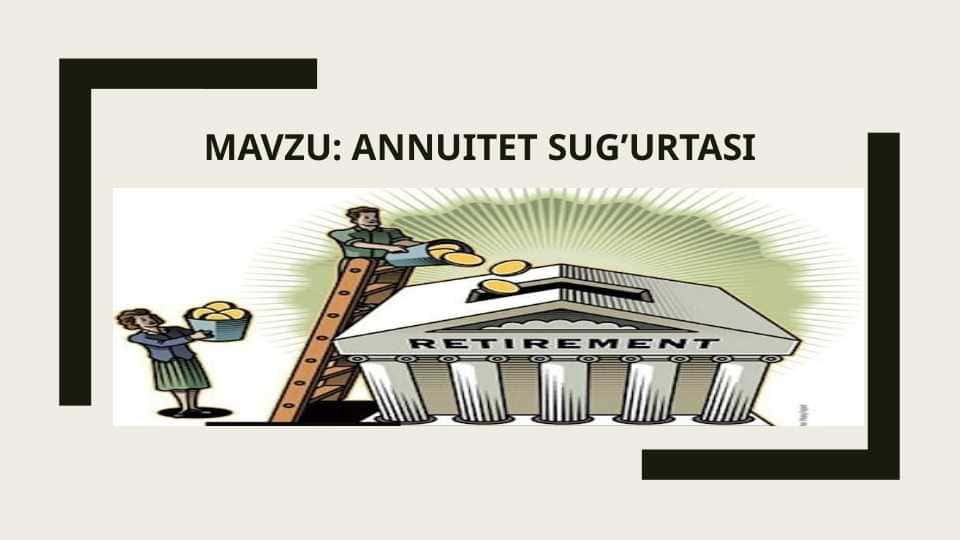 ANNUITET SUG’URTASI
