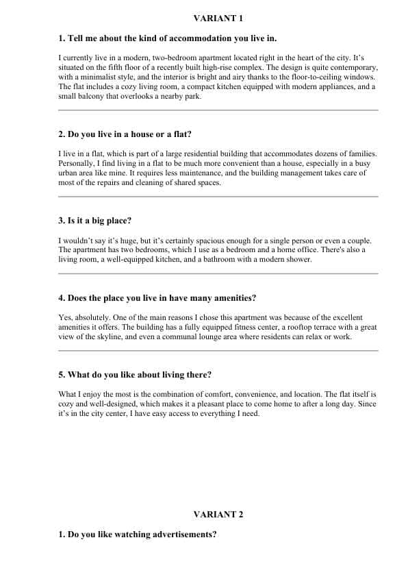 SPEAKING ANSWERS FINAL READY