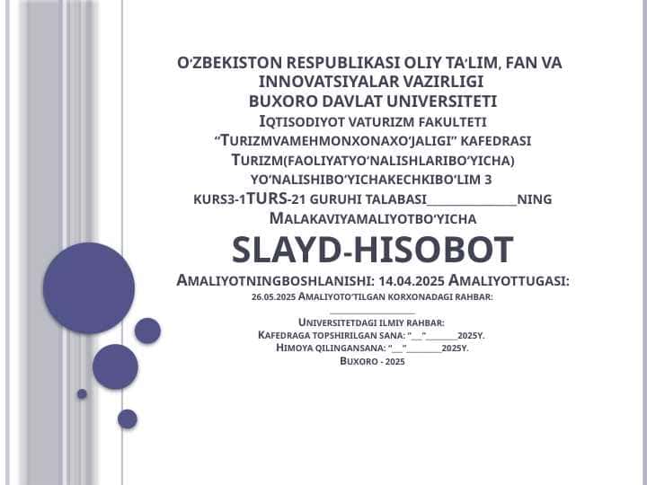 E’zoz Travel firmasi haqida HISOBOT.pptx