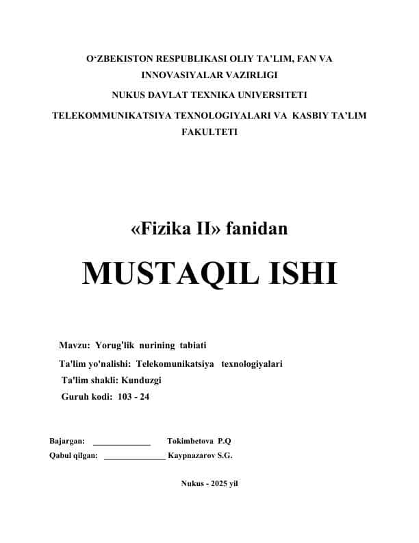 Fizika referat