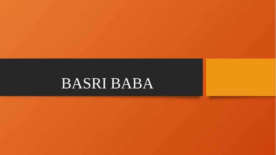 BASRI BABA