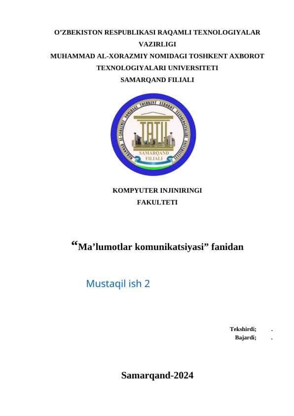 Marshrutlash protokollarining qiyosiy tahlili.