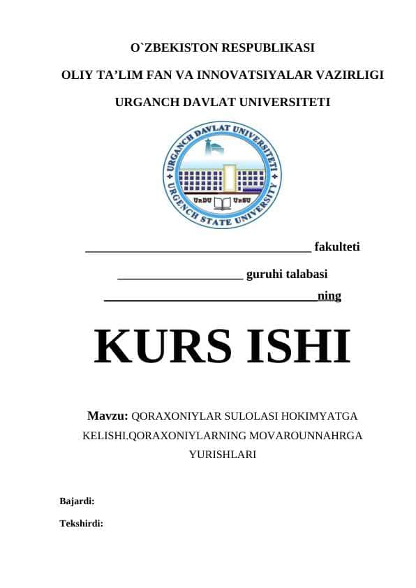 QORAXONIYLAR SULOLASI HOKIMYATGA KELISHI.QORAXONIYLARNING MOVAROUNNAHRGA YURISHLARI