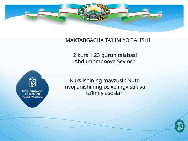 Nutq rivojlanishining psixolingvistik va taʼlimiy asoslari.pptx