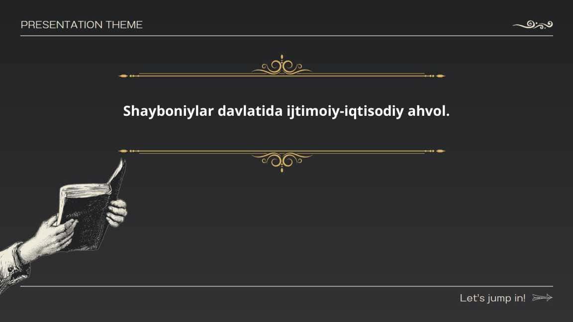 Shayboniylar davlatida ijtimoiy-iqtisodiy ahvol.