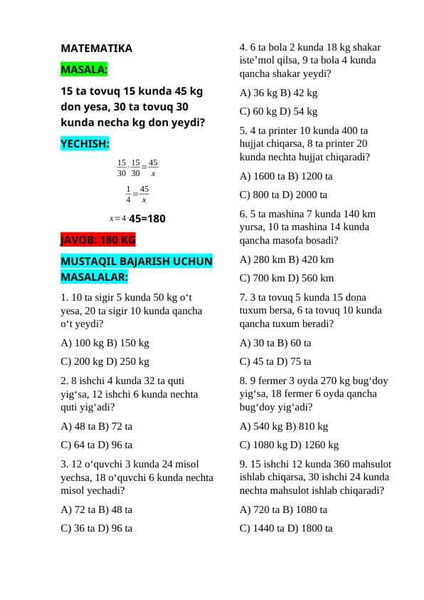 MASALA MATEMATIKA (20 ta)