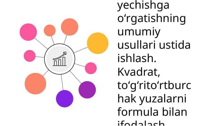Masala yechishga oʻrgatishning umumiy usullari ustida ishlash