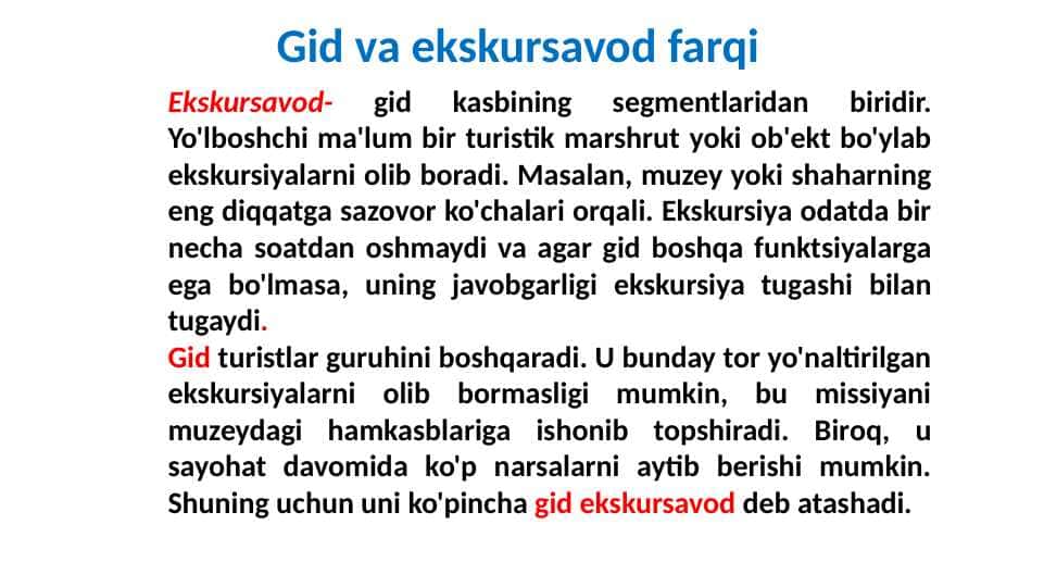 Ekskursiya