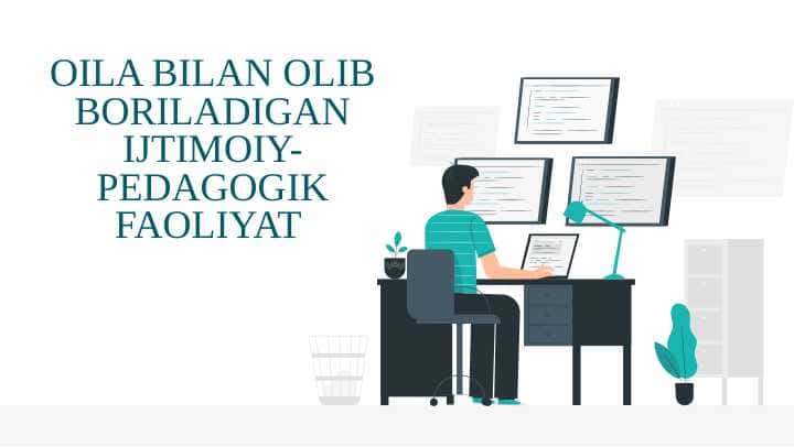 Oila bilan olib boriladigan ijtimoiy pedagogik faoliyat