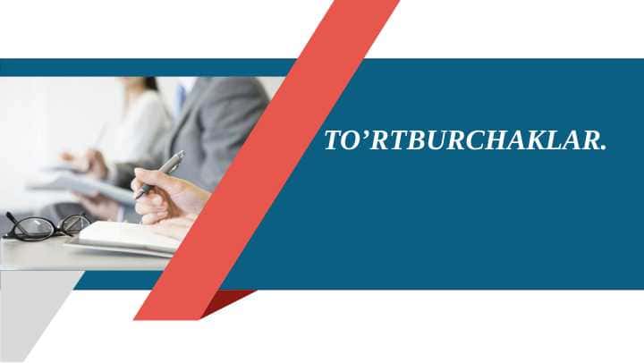 To'rtburchaklar