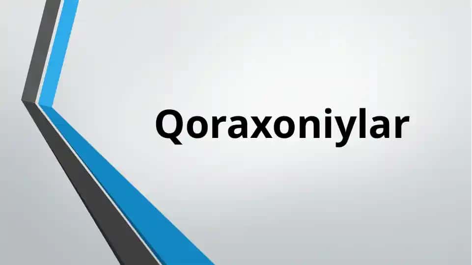 Qoraxoniylar