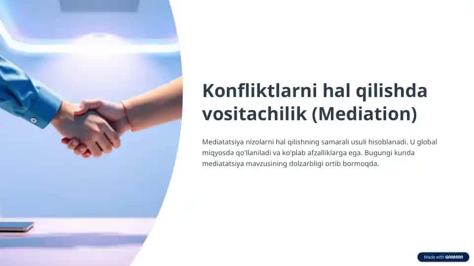 Mediatsiya (Mediation)