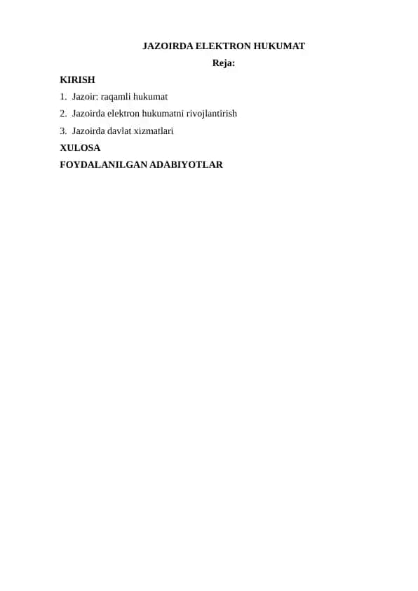 Jazoirda elektron hukumat