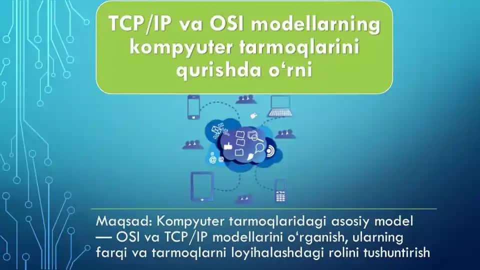 TCP/IP va OSI model