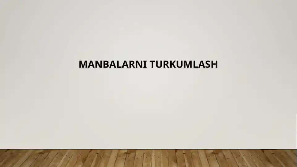 Nazariy va yozma manbashunoslik