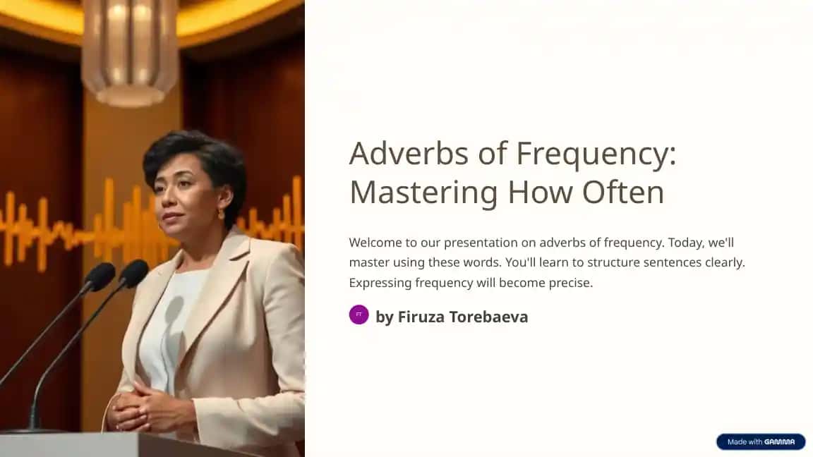 Adverbs of Frequency: Mastering How Often