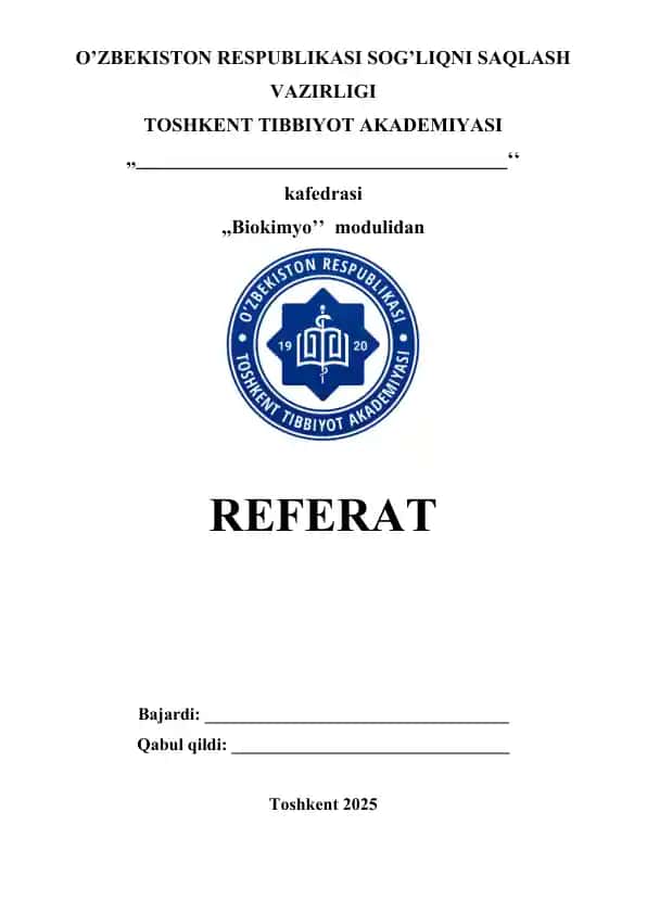 Qandli diabet. Referat 14 bet.