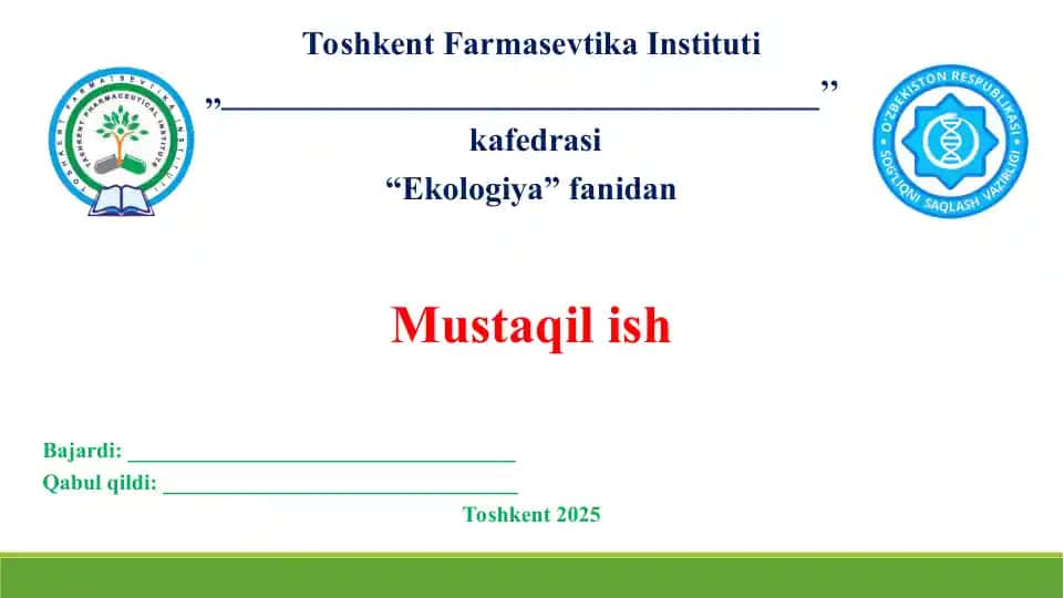 21. Ijtimoiy moslashuv stress muammolari 2. Taqdimot 11 bet.