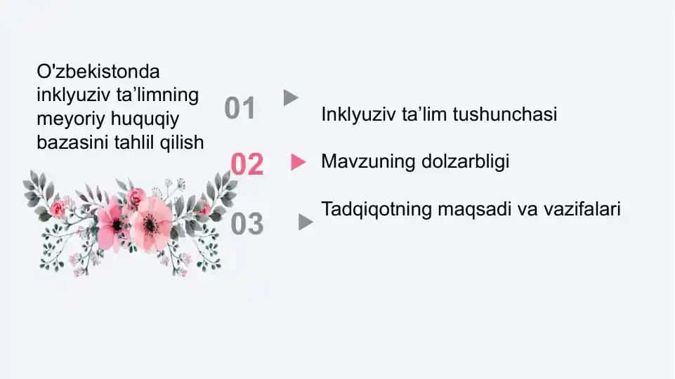 O'zbekistonda inklyuziv taʼlimning meyoriy huquqiy bazasini tahlil qilish