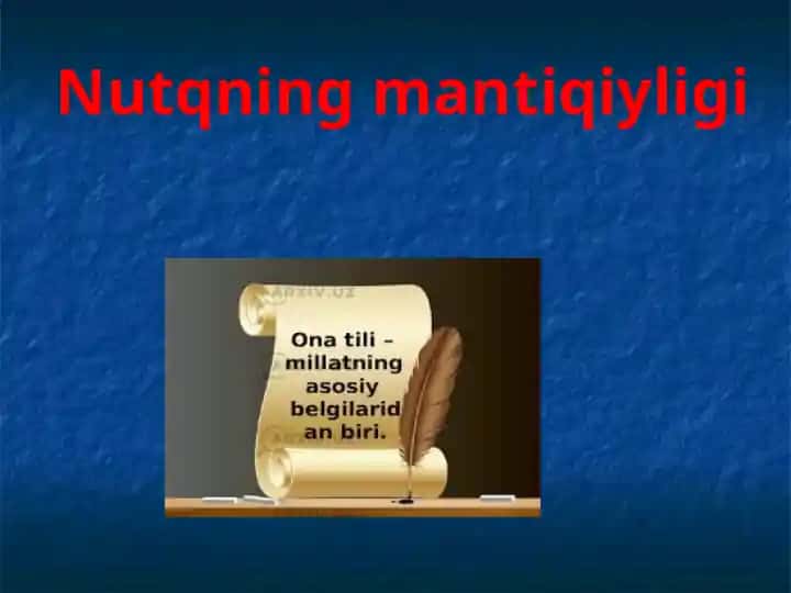 Nutqning mantiqiyligi