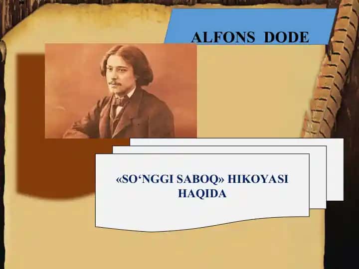 Alfons Dode So'ngi saboq