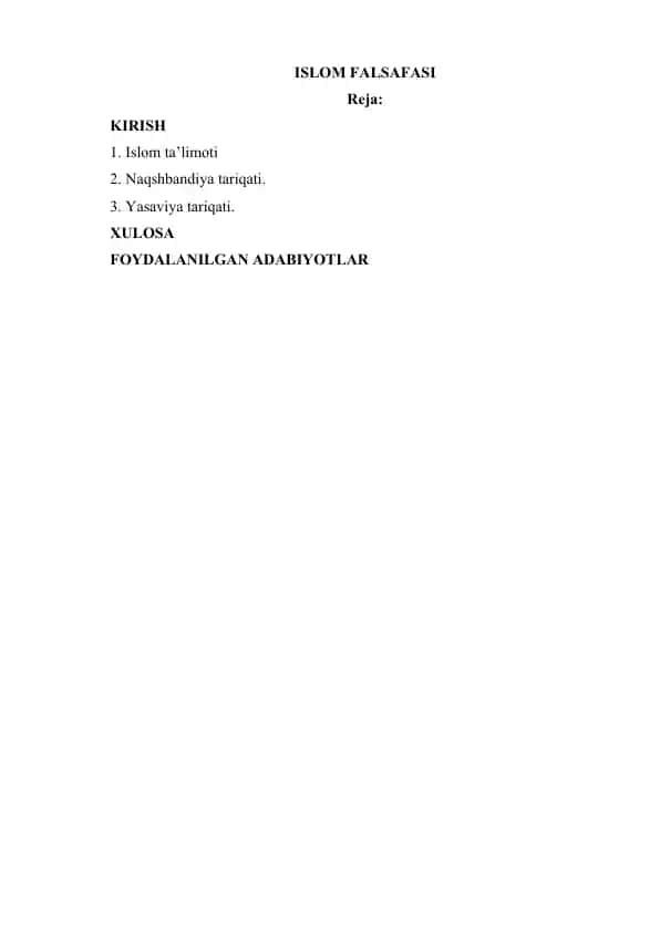 Islom madaniyati falsafasi