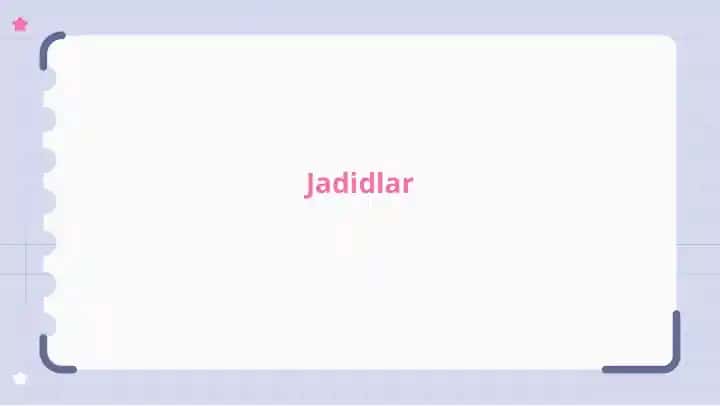 Jadidlar