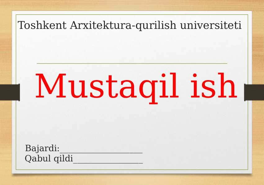 chozilish va egilish birgalikda tasiri