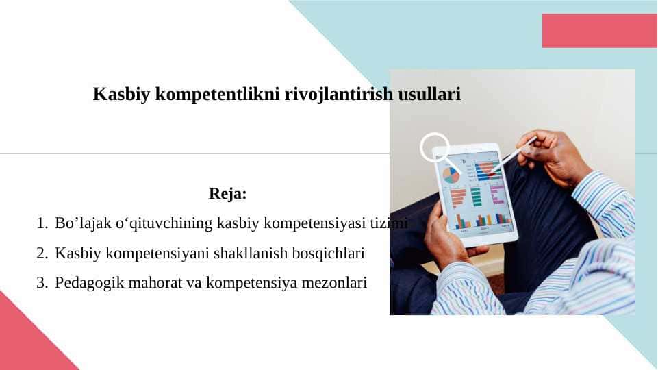 Kasbiy kompetentlikni rivojlantirish usullari