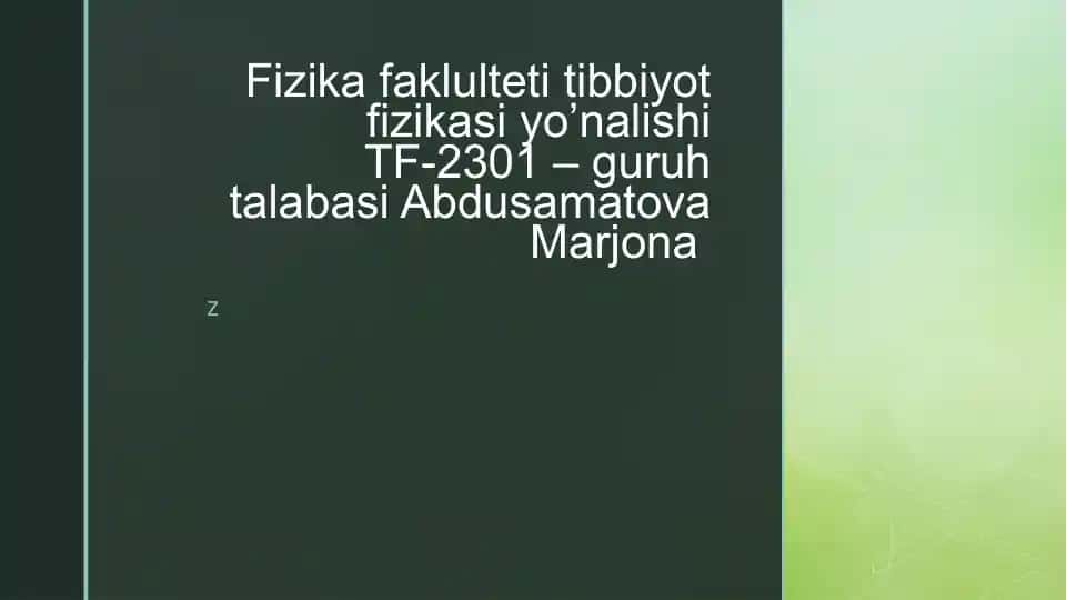 Chiziqli tezlatkichlar tuzilishi va ishlash prinsipi