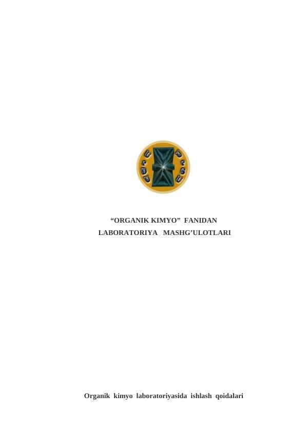 Oranik_kimyo labaratoriya