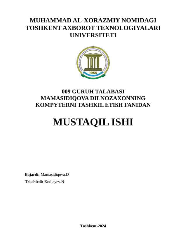 Zamonaviy kompyuterlarda ishlayotgan interfeyslari (shinalari, ularning tuzilishi, koʻrsatkichlari va xususiyatlari)
