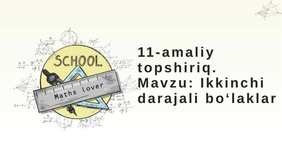 Ikkinchi darajali boʻlaklar