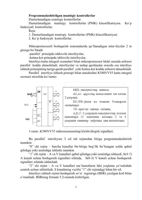 Programmalashtirilgan mantiqiy kontrollerlar