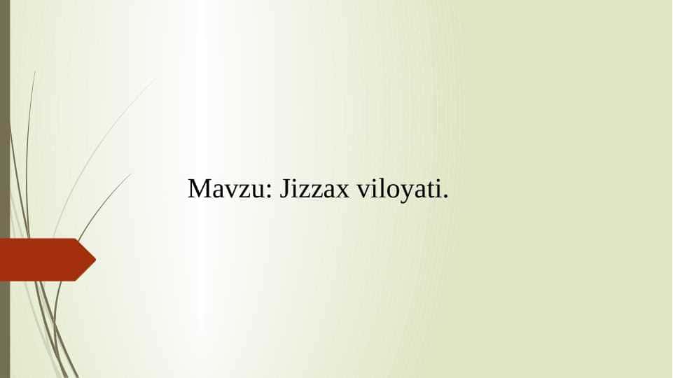 Jizzax viloyati
