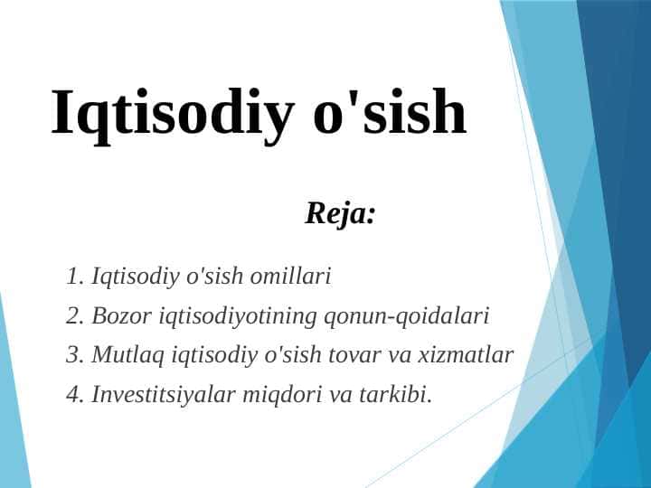 Iqtisodiy o'sish