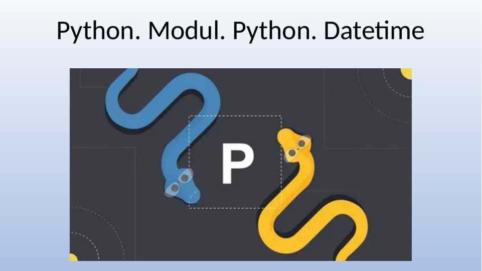 Python. Modul. Python. Datetime