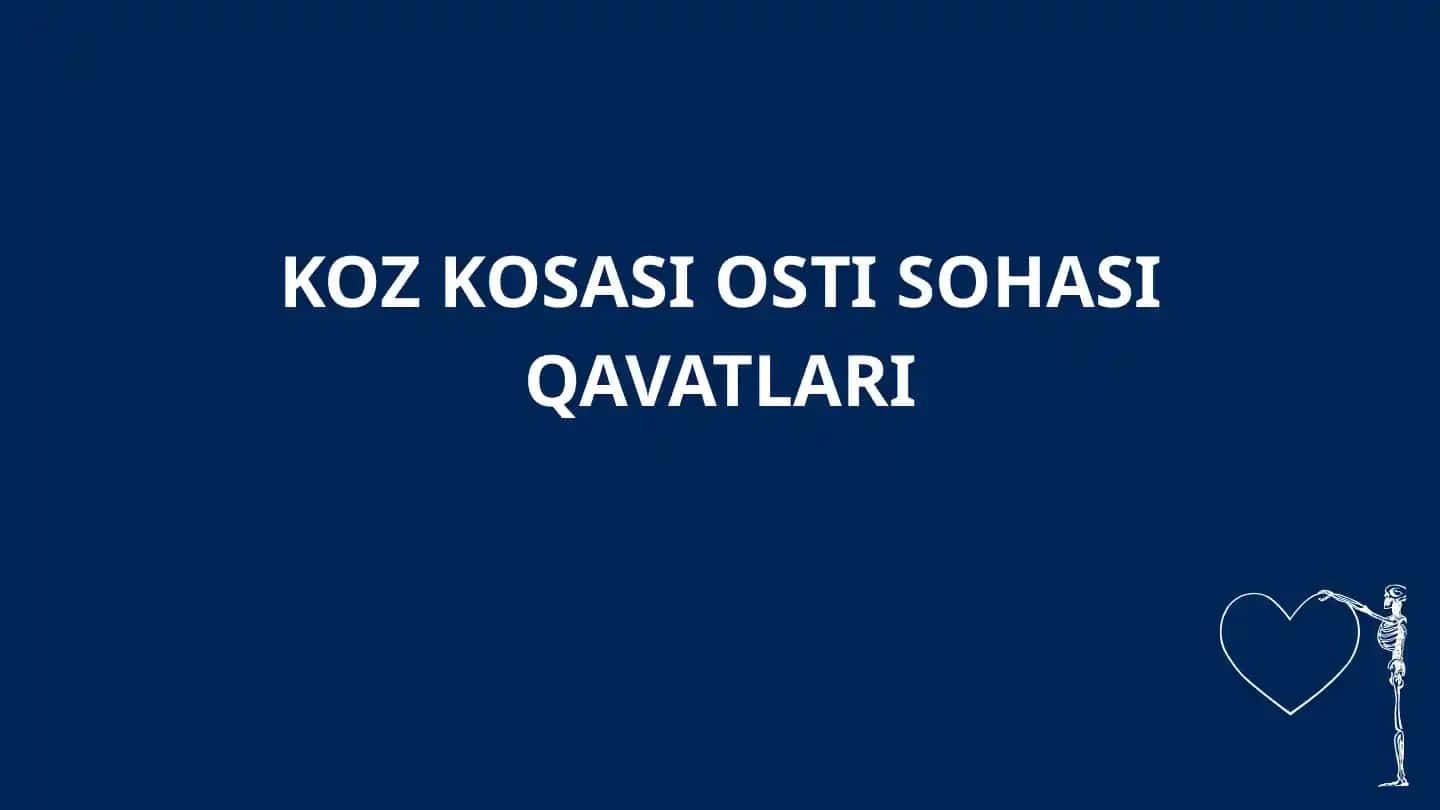 Koʻz kosasi osti sohasi