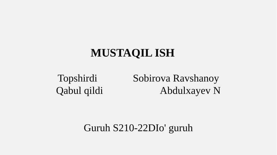 OSI VA TCPIP modellarining ishlash tamoyili, farqi va qo’llanish sohasi