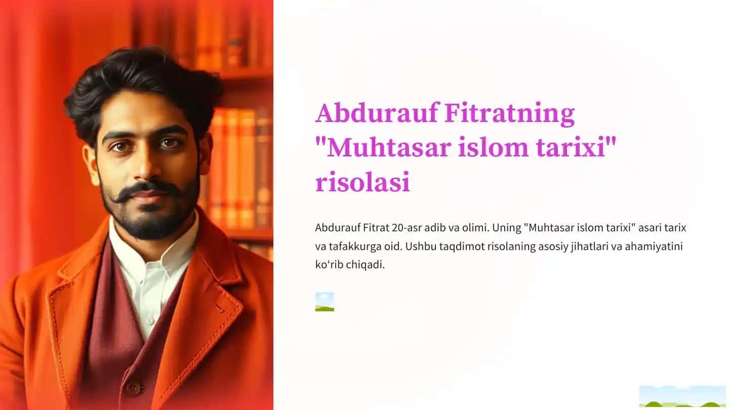 "Muhtasar islom tarixi"