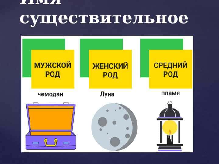 Имя существительное