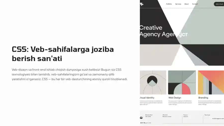 CSS: Veb-sahifalarga joziba berish san'ati