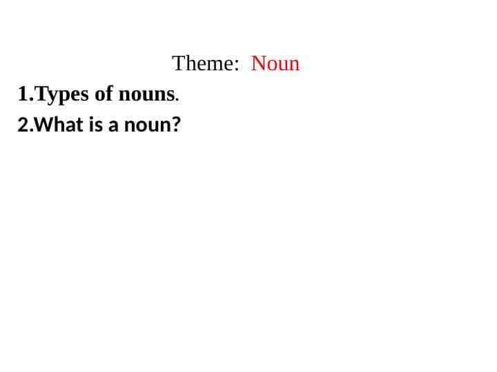 Noun